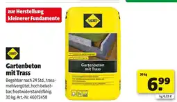 Hagebau Sakret gartenbeton mit trass Angebot