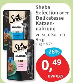 Budni Sheba selection oder delikatesse katzennahrung Angebot