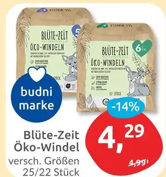 Budni Budni blüte-zeit öko-windeln Angebot