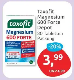 Budni Taxofit magnesium 600 forte depot Angebot