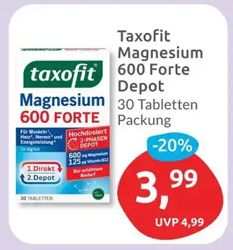 Budni Taxofit magnesium 600 forte depot Angebot