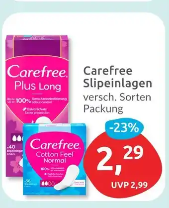 Budni Carefree carefree slipeinlagen Angebot