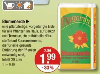 V Markt Blumenerde Angebot