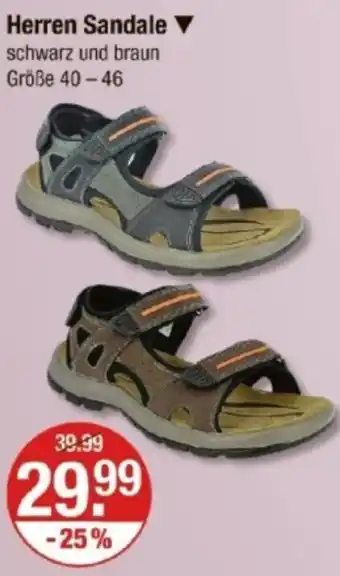 V Markt Herren Sandale Angebot