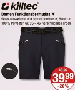 V Markt Killtec Damen Funktionsbermudas Angebot