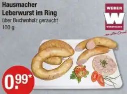 V Markt Hausmacher Leberwurst im Ring Angebot