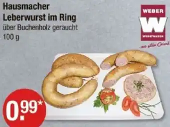 V Markt Hausmacher Leberwurst im Ring Angebot