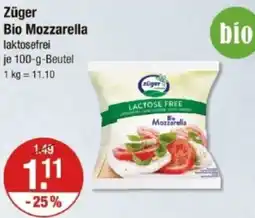 V Markt Züger Bio Mozzarella Angebot