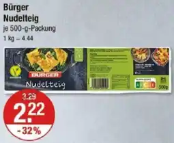 V Markt Bürger Nudelteig Angebot