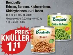 V Markt Bonduelle Erbsen, Bohnen, Kichererbsen, Kidneybohnen oder Linsen Angebot