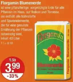 V Markt Florgamin Blumenerde Angebot
