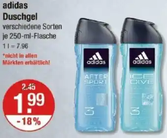 V Markt adidas Duschgel Angebot
