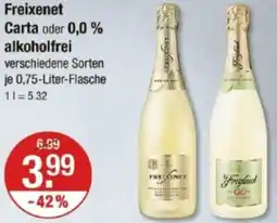 V Markt Freixenet Carta oder 0,0% alkoholfrei Angebot