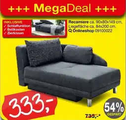 Opti Wohnwelt Recamiere Angebot