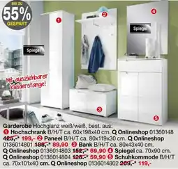 Opti Wohnwelt Garderobe Angebot