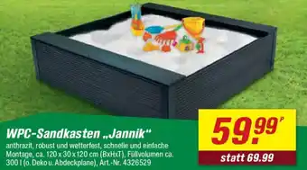 toom Baumarkt WPC-Sandkasten ,,Jannik" Angebot