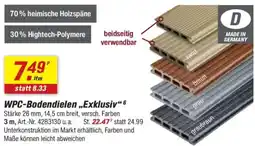 toom Baumarkt WPC-Bodendielen „Exklusiv" Angebot