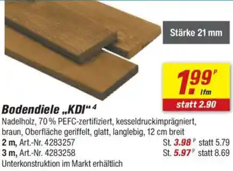 toom Baumarkt Bodendiele „KDI" Angebot