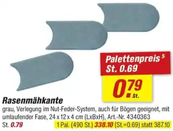 toom Baumarkt Rasenmähkante Angebot