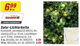 toom Baumarkt Solar-Lichterkette Angebot
