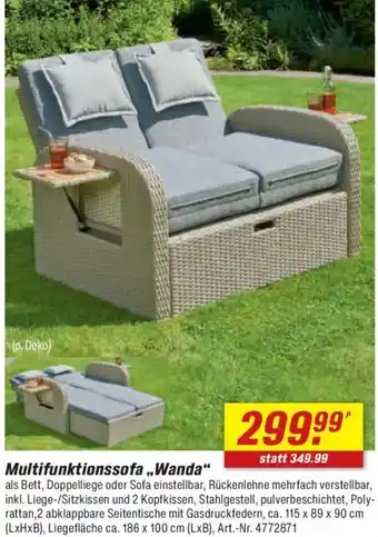 toom Baumarkt Multifunktionssofa „Wanda" Angebot