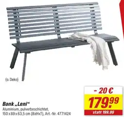 toom Baumarkt Bank ,,Leni“ Angebot