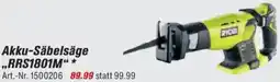 toom Baumarkt RYOBI Akku-Säbelsäge „RRS1801M" Angebot
