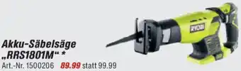 toom Baumarkt RYOBI Akku-Säbelsäge „RRS1801M" Angebot