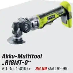 toom Baumarkt RYOBI Akku-Multitool „R18MT-0" Angebot