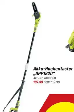 toom Baumarkt RYOBI Akku-Hochentaster ,,0PP1820" Angebot