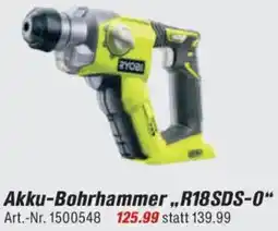toom Baumarkt RYOBI Akku-Bohrhammer ,,R18SDS-0" Angebot