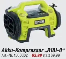 toom Baumarkt RYOBI Akku-Kompressor „R181-0" Angebot