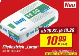 toom Baumarkt KNAUF Fließestrich ,,Largo" Angebot