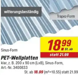 toom Baumarkt PET-Wellplatten Angebot