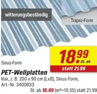 toom Baumarkt PET-Wellplatten Angebot