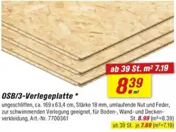 toom Baumarkt OSB/3-Verlegeplatte Angebot