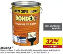 toom Baumarkt BONDEX Holzlasur Angebot