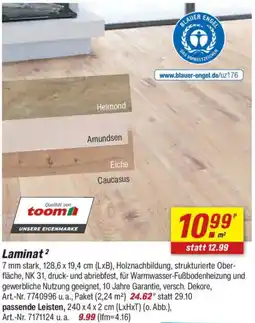 toom Baumarkt Laminat Angebot