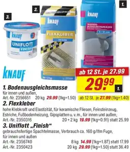 toom Baumarkt KNAUF Bodenausgleichsmasse Angebot