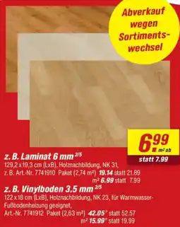 toom Baumarkt Laminat 6 mm Angebot