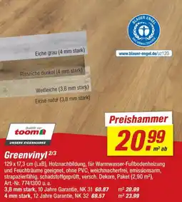 toom Baumarkt Greenvinyl Angebot
