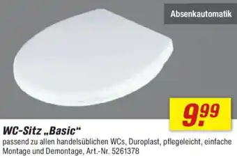 toom Baumarkt WC-Sitz ,,Basic" Angebot