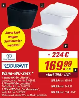 toom Baumarkt DURAVIT Wand-WC-Sets Angebot