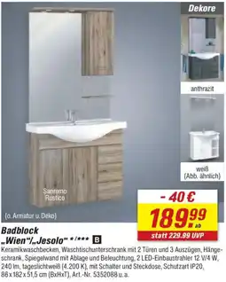 toom Baumarkt Badblock „Wien"/Jesolo Angebot