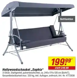 toom Baumarkt Hollywoodschaukel „Sophia" Angebot