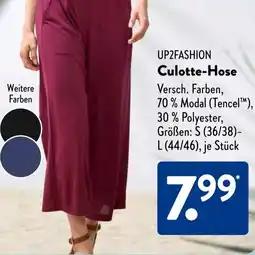 Aldi Süd UP2FASHION Culotte-Hose Angebot