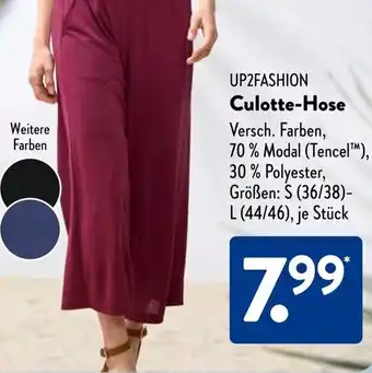 Aldi Süd UP2FASHION Culotte-Hose Angebot