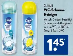 Aldi Süd CLINAIR WC-Schaum Reiniger Angebot