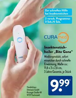 Aldi Süd CURAMed Insektenstich- heiler,,Bite Gone Angebot