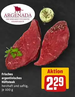 REWE ARGENADA Frisches argentinisches Hüftsteak Angebot